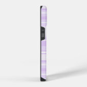Coque Pour iPhone 14 Rayures lilas (Côté droit)
