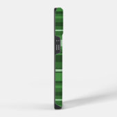 Coque Pour iPhone 14 Rayures vertes (Côté droit)