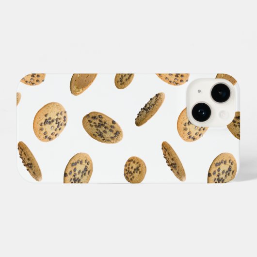 Coque Pour iPhone 14 Realistic Chocolate Chip Cookie Phone Case (Verso Horizontal)