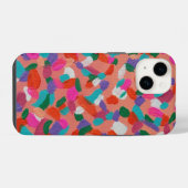 Coque Pour iPhone 14 Récif corallien abstrait (Verso Horizontal)