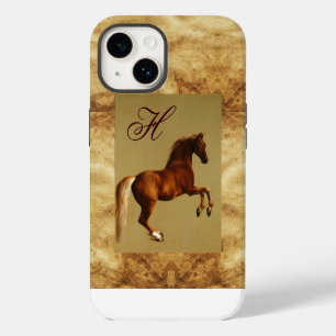Coque Pour iPhone 14 RED HORSE Parchment Monogramme