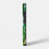 Coque Pour iPhone 14 Reflets de printemps verts (Côté gauche)