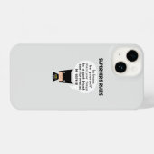 Coque Pour iPhone 14 Règles de super-héros (Verso Horizontal)