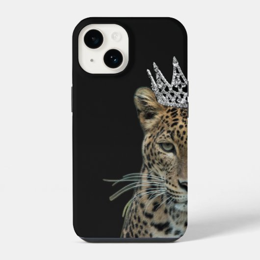 COQUE POUR iPhone 14 REINE LÉOPARD (Verso)