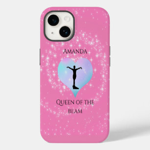 Coque Pour iPhone 14 Reine Rose De La Gymnastique Sur Poutre Personnali