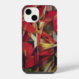 Coque Pour iPhone 14 Renards de Franz Marc, Cubism Abstrait Vintage