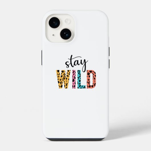 Coque Pour iPhone 14 Reste Sauvage (Verso)