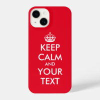 Restez calme et continuez sur l'iPhone 14 Coque pe