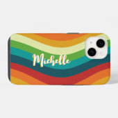 Coque Pour iPhone 14 Rétro 70s (Verso Horizontal)