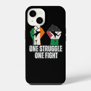Coque Pour iPhone 14 Rétro Irlande Palestine Solidarité Première révolu