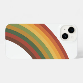 Coque Pour iPhone 14 Retro Rainbow Stripes