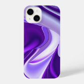 Coque Pour iPhone 14 Rêves arc-en-ciel à fleurs violettes (Verso)