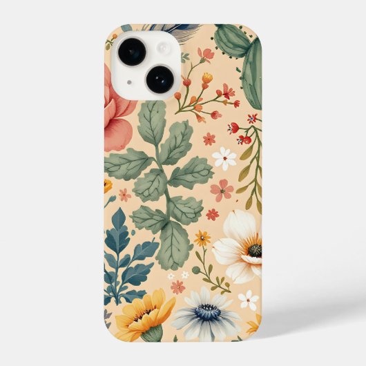 Coque Pour iPhone 14 Rêves de lavande : Serene Floral Téléphone Case (Verso)