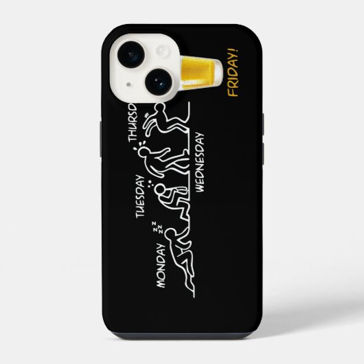 Coque Pour iPhone 14 Révolution de la bière (Verso)