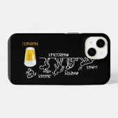 Coque Pour iPhone 14 Révolution de la bière (Verso Horizontal)