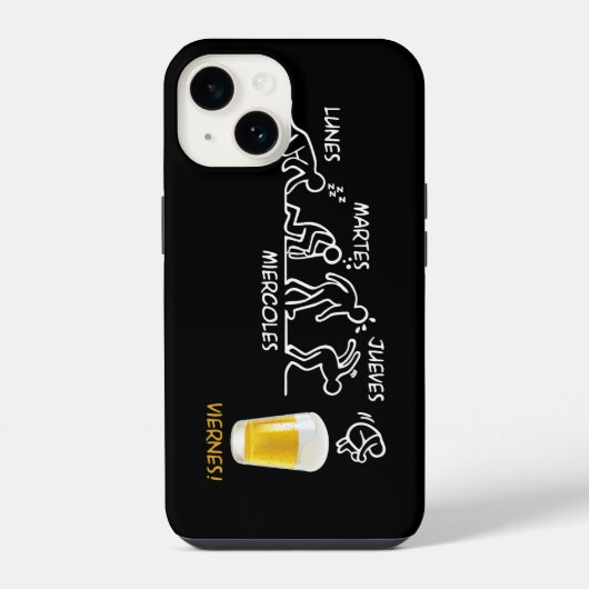 Coque Pour iPhone 14 Révolution de la bière (Verso)