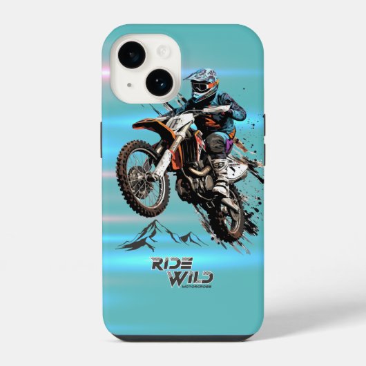 Coque Pour iPhone 14 Ride Wild | (Verso)