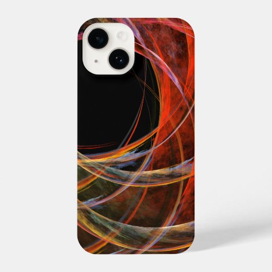 Coque Pour iPhone 14 Rompre le cercle de l'art Abstrait (Verso)