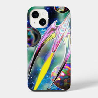 Coque Pour iPhone 14 Roquette en verre