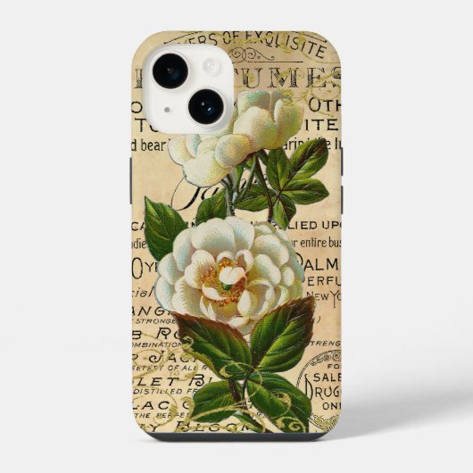 Coque Pour iPhone 14 Rose antique (Verso)
