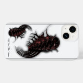 Coque Pour iPhone 14 "Rose Bud Thorns Abstraction", coque iphone (Verso (horizontal))