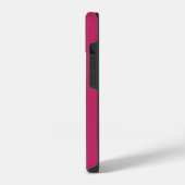 Coque Pour iPhone 14 Rose Magenta Uni (Côté gauche)