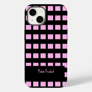 Coque Pour iPhone 14 Rose Pâle et Nuage Blanc