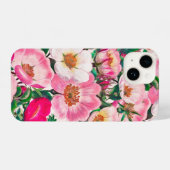 Coque Pour iPhone 14 Roses sauvages (Verso Horizontal)
