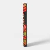 Coque Pour iPhone 14 rouge chaud 3 (Côté gauche)
