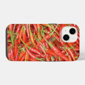 Coque Pour iPhone 14 rouge chaud 3 (Verso Horizontal)