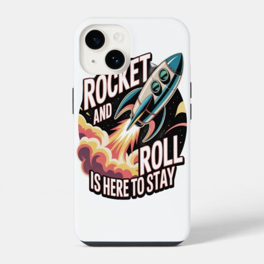 Coque Pour iPhone 14 Roulis de fusée  (Verso)
