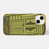 Coque Pour iPhone 14 roulotte de gitans (Verso Horizontal)