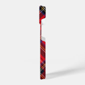 Coque Pour iPhone 14 Royal Stewart tartan rouge noir plaid (Côté gauche)
