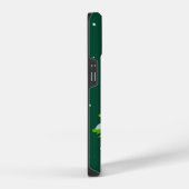 Coque Pour iPhone 14 Rubans Rouges de Sapin de Noël (Côté droit)