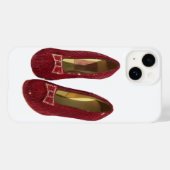 Coque Pour iPhone 14 Ruby Red Slipper Chaussures Wicked iPhone 14 Coque (Verso (horizontal))