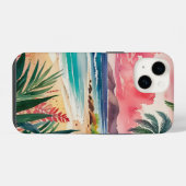 Coque Pour iPhone 14 Sables Dorés (Verso Horizontal)