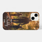 Coque Pour iPhone 14 Sacoche téléphonique personnalisée Best Papa Fête  (Verso Horizontal)