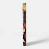 Coque Pour iPhone 14 SAINT MARY MAGDALENE Parchemin Ruby Gem Monogramme (Côté gauche)