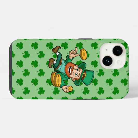 Coque Pour iPhone 14 Saint Patrick (Verso Horizontal)