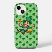 Coque Pour iPhone 14 Saint Patrick (Verso)