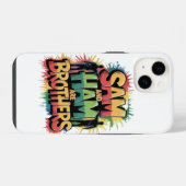 Coque Pour iPhone 14 Sam et Ham sont frères (Verso Horizontal)
