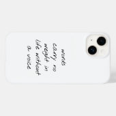 Coque Pour iPhone 14 Sans coque iphone vocal (Verso (horizontal))