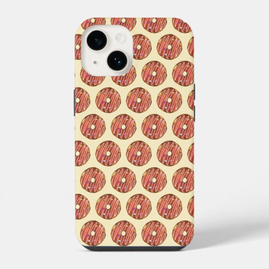 Coque Pour iPhone 14 Saupoudrer de chocolat (Verso)