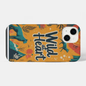 Coque Pour iPhone 14 Sauvage au coeur (Verso Horizontal)