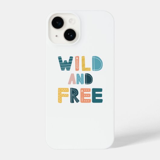 Coque Pour iPhone 14 Sauvage et libre (Verso)