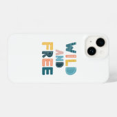 Coque Pour iPhone 14 Sauvage et libre (Verso Horizontal)