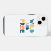 Coque Pour iPhone 14 Sauvage et libre (Verso Horizontal)