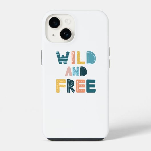Coque Pour iPhone 14 Sauvage et libre (Verso)