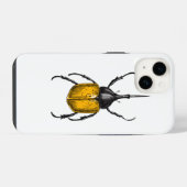 Coque Pour iPhone 14 Scarabée Hercule (Verso Horizontal)