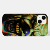 Coque Pour iPhone 14 Scary clown iPhone 14 coque (Verso (horizontal))